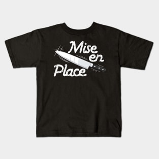 Mise en place chef Kids T-Shirt